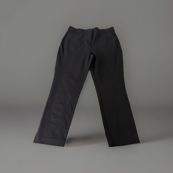 Banana Republic Black Dress Pants Skinny Size 16 Solid Zip Rayon Blend Office - Picture 1 of 8